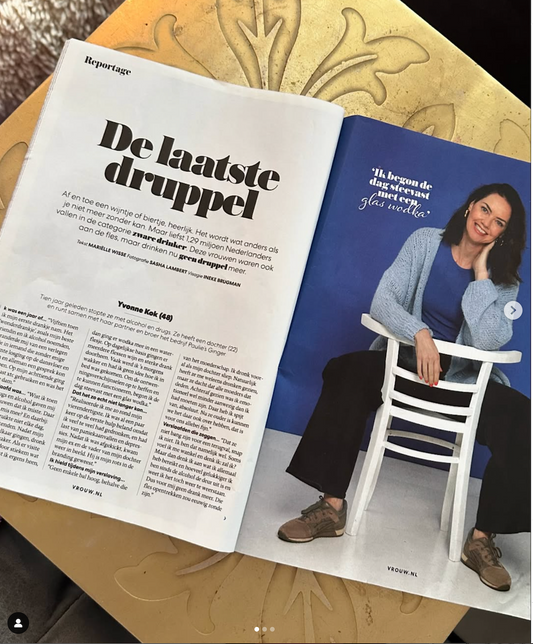 Yvonne in Telegraaf De Vrouw